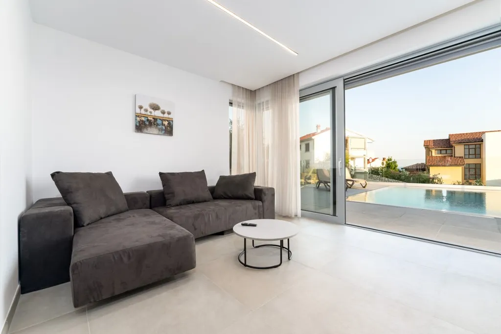 Modern Semi-Detached Villa in Krk for 6 Guests