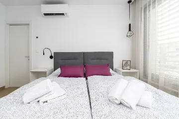 Modern Semi-Detached Villa in Krk for 6 Guests