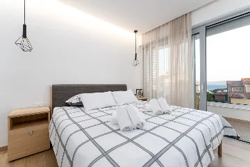 Modern Semi-Detached Villa in Krk for 6 Guests