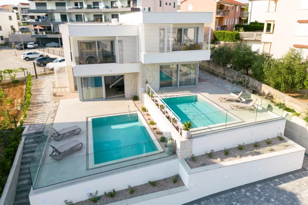 Modern Semi-Detached Villa in Krk for 6 Guests