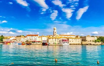 Modern Semi-Detached Villa in Krk for 6 Guests