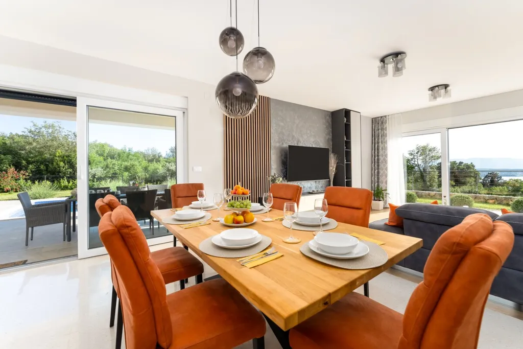 House in Sveti Vid for 8 guests with sea view pool