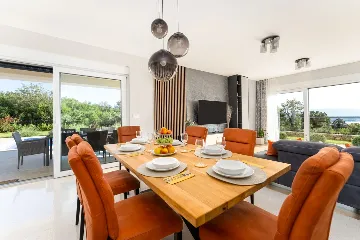 House in Sveti Vid for 8 guests with sea view pool