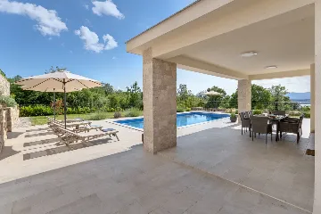 House in Sveti Vid for 8 guests with sea view pool