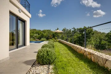 House in Sveti Vid for 8 guests with sea view pool
