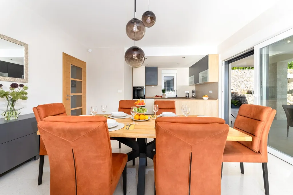 House in Sveti Vid for 8 guests with sea view pool