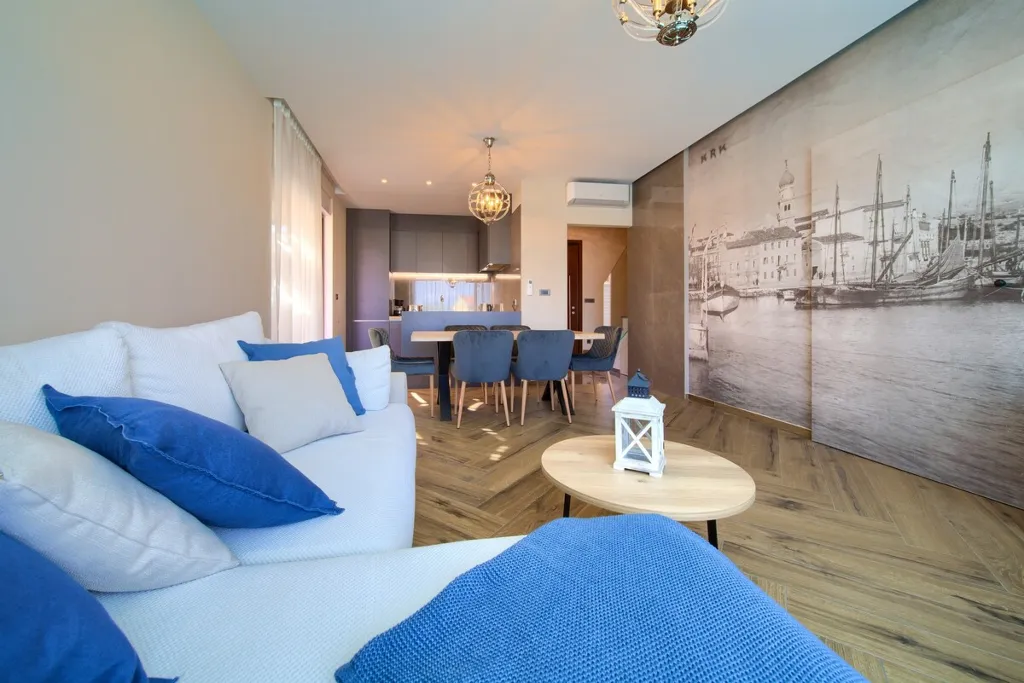 Modern 3-Bedroom Villa in Krk for 8 Guests
