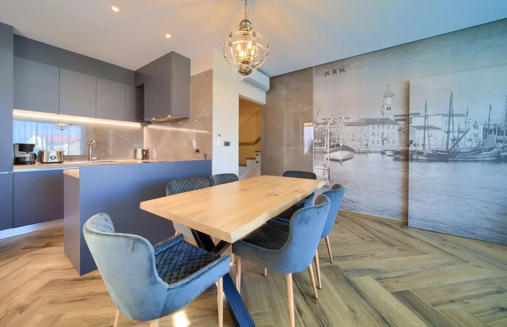 Modern 3-Bedroom Villa in Krk for 8 Guests