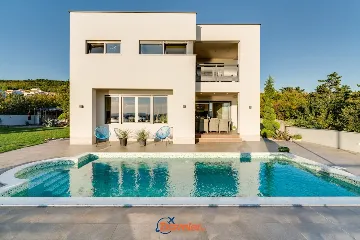 Villa with Pool and Sea View in Crikvenica