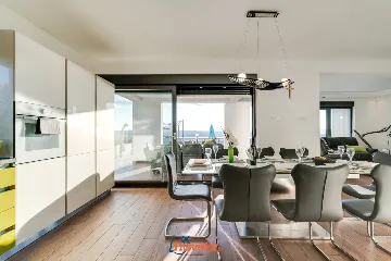 Villa with Pool and Sea View in Crikvenica