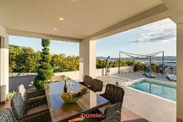 Villa with Pool and Sea View in Crikvenica