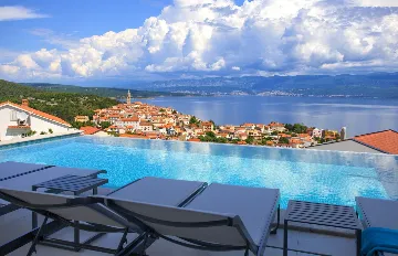 Villa in Vrbnik with Sea-View Infinity Pool