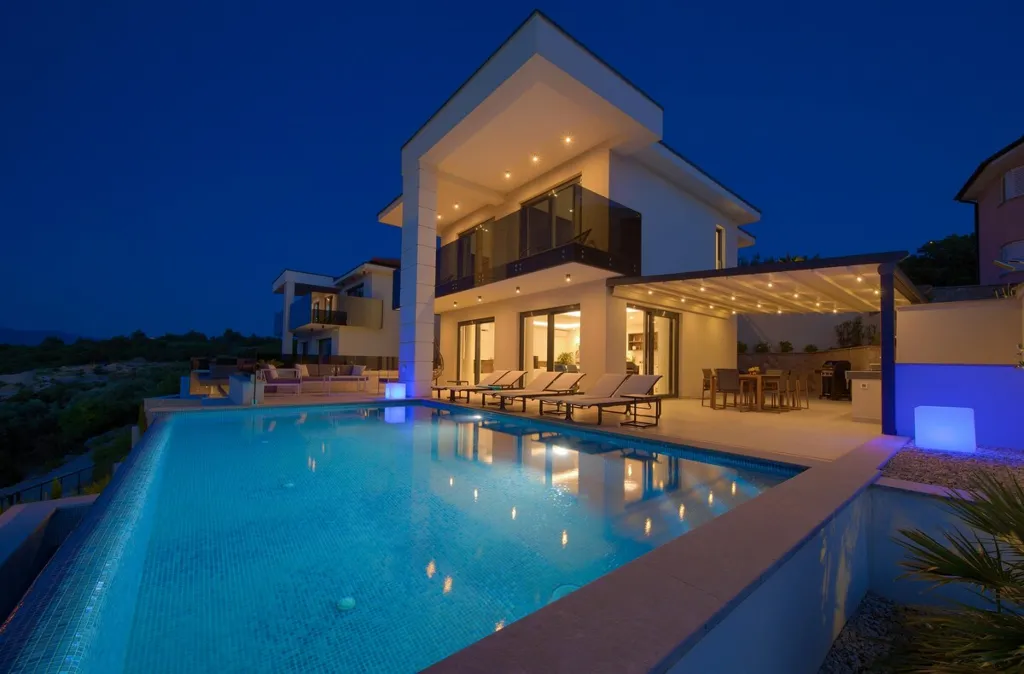 Villa in Vrbnik with Sea-View Infinity Pool