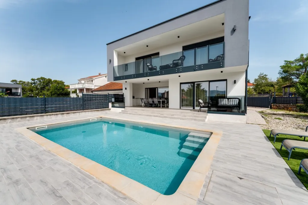 Newly Built Villa with Pool Near Beach in Pinezići