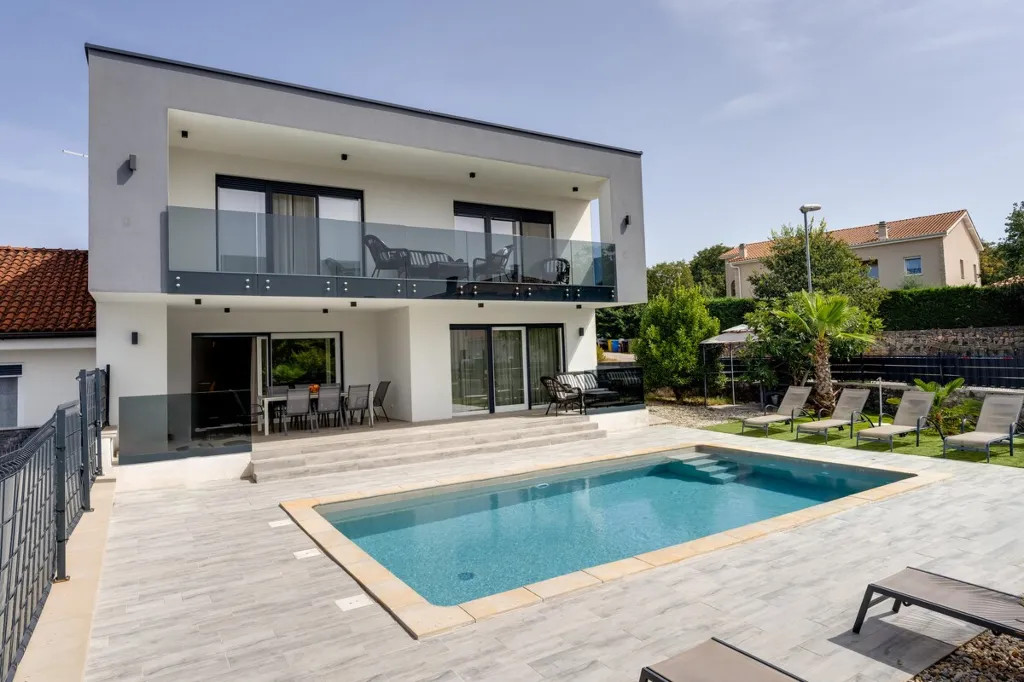 Newly Built Villa with Pool Near Beach in Pinezići