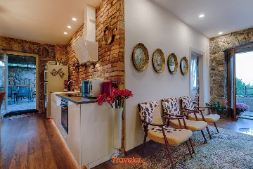 Stone Villa with Pool and Kvarner Bay View, Ičići