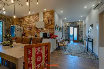 Stone Villa with Pool and Kvarner Bay View, Ičići