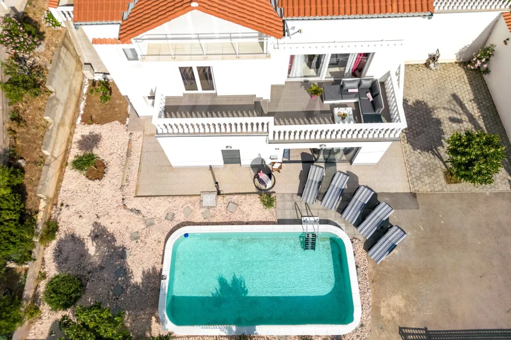 Senj House with Panoramic Sea Views & Heated Pool