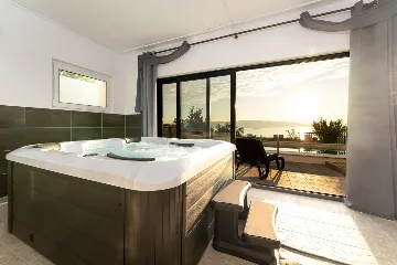 Senj House with Panoramic Sea Views & Heated Pool