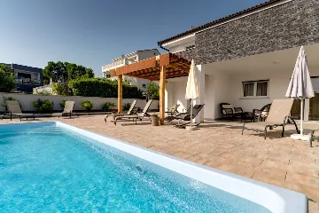 House in Pinezići for up to 10 Guests with Pool