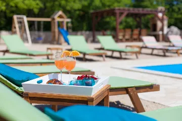 Villa with Pool and Fenced Courtyard in Kras