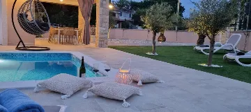 Villa with Pool in Pinezići for Up to 10 Guests