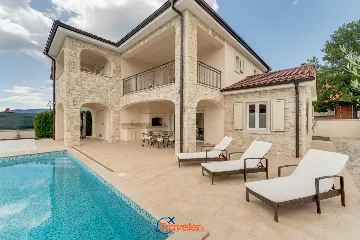 Pool House Near Beach in Pinezići for 10 Guests