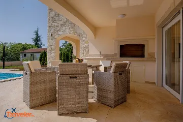 Pool House Near Beach in Pinezići for 10 Guests