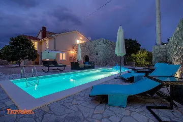 Vrh Villa with Private Pool for Up to 10 Guests