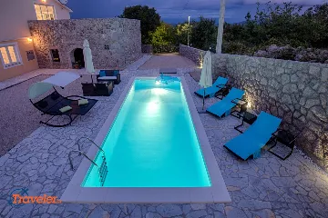 Vrh Villa with Private Pool for Up to 10 Guests