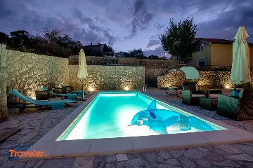 Vrh Villa with Private Pool for Up to 10 Guests