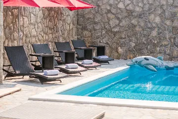 Vrh Villa with Private Pool for Up to 10 Guests