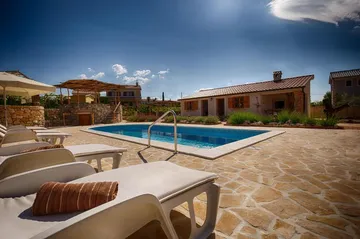 Dobrinj Villa with Private Pool and Garden Playground