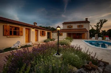 Dobrinj Villa with Private Pool and Garden Playground