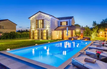 Dobrinj Villa with Heated Pool for Up to 7 Guests