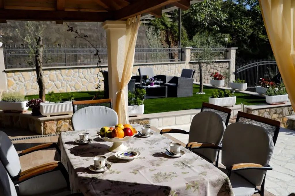 Vrbnik Sea-View Villa with Pool and Garden