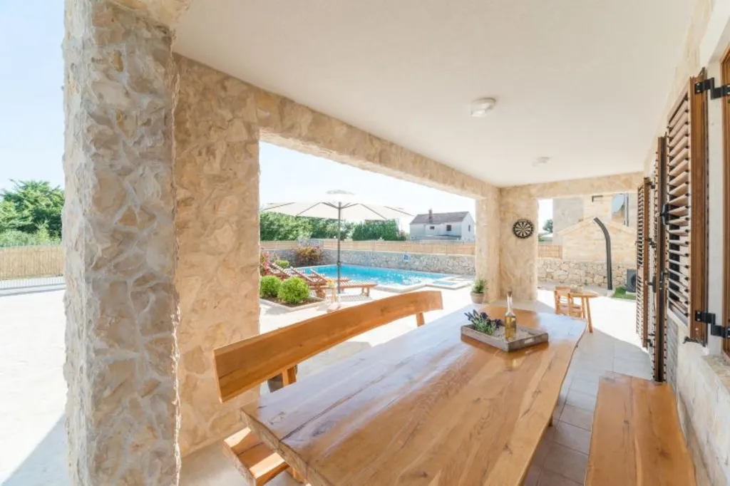 Stone Villa in Privlaka for Up to 8 Guests