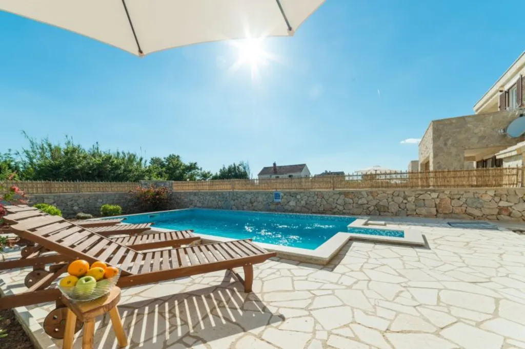 Stone Villa in Privlaka for Up to 8 Guests