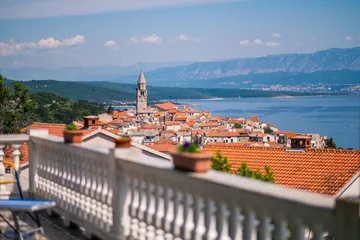 Vrbnik Apartment with Sea-View Pool & Terrace