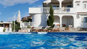 Vrbnik Apartment with Sea-View Pool & Terrace