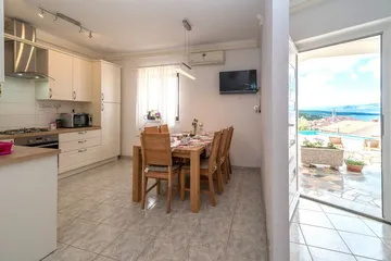 Vrbnik Apartment with Sea-View Pool & Terrace