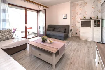 Vrbnik Apartment with Sea-View Pool & Terrace