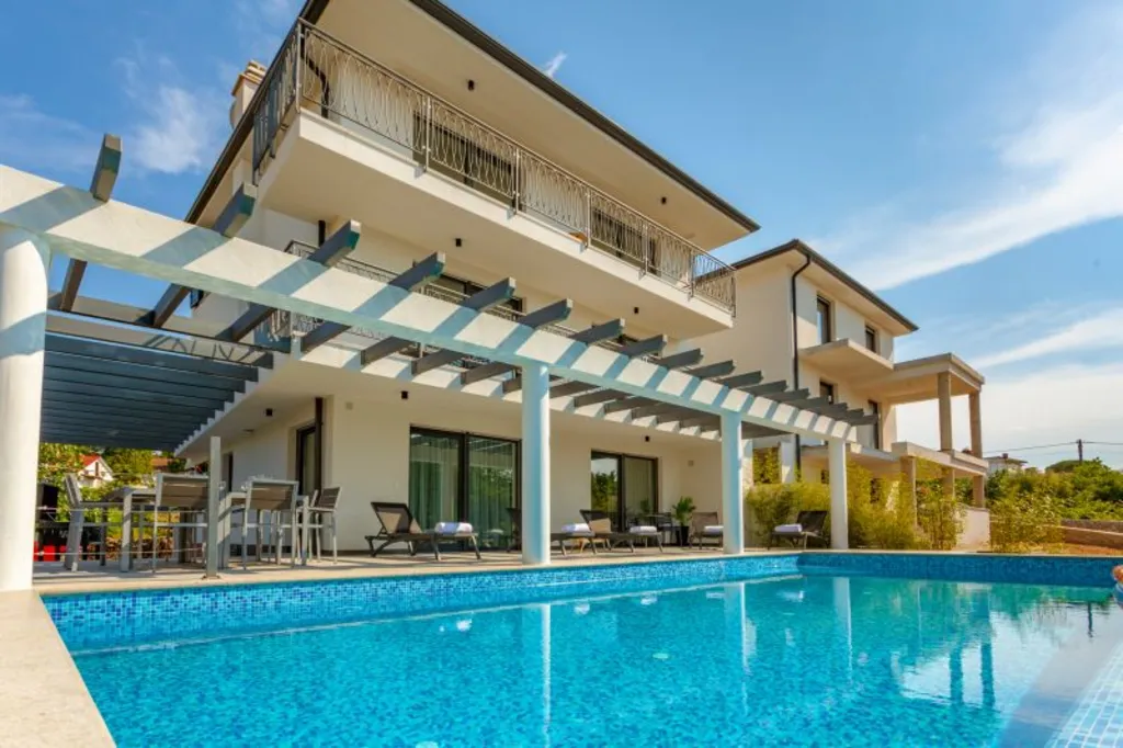 Malinska Sea-View Villa for 8 Guests