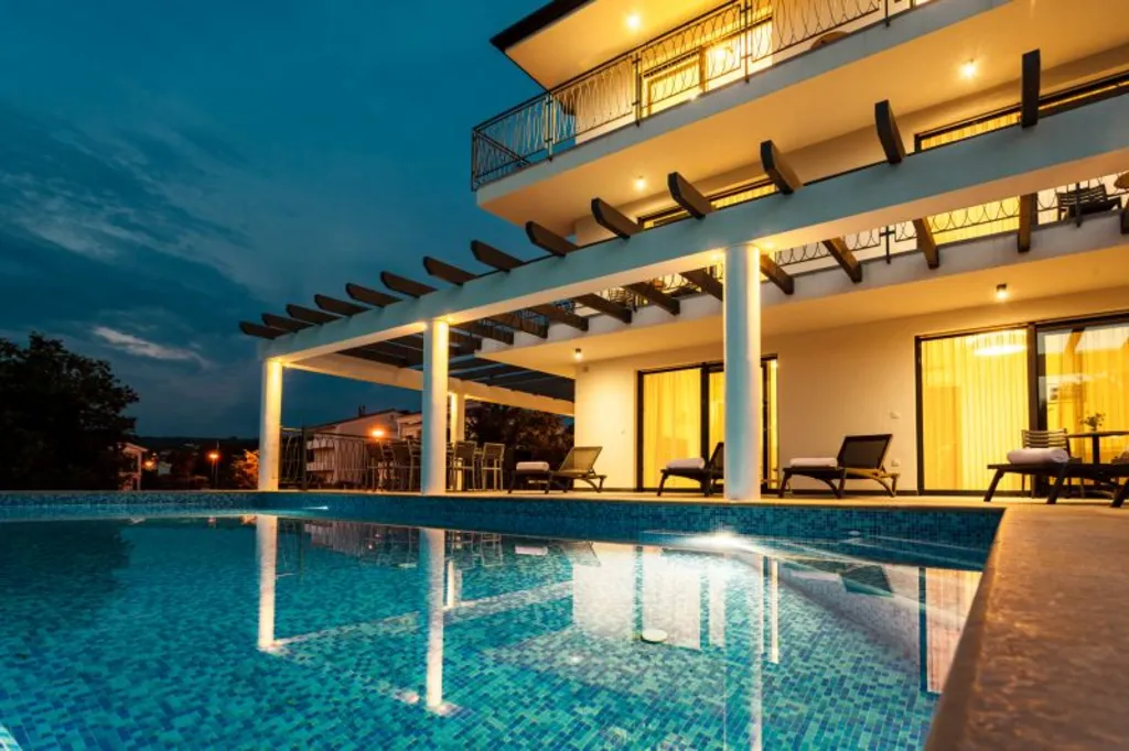 Malinska Sea-View Villa for 8 Guests