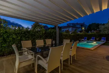 Malinska Villa with Pool and Sea View