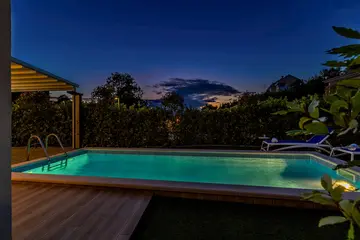 Malinska Villa with Pool and Sea View