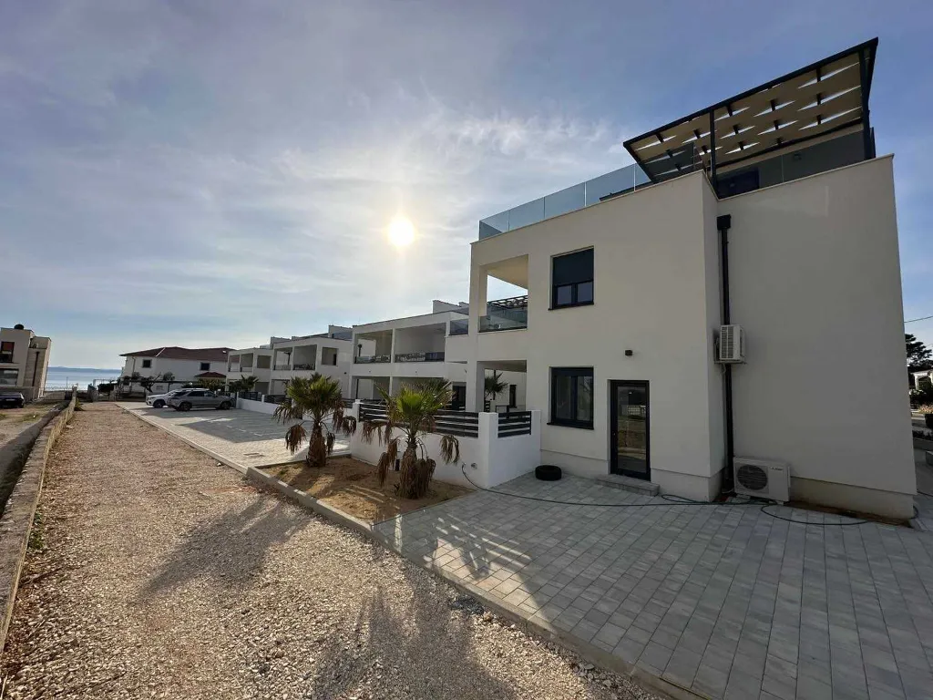 Sea-View Terrace Apartment in Vir for 2 Guests