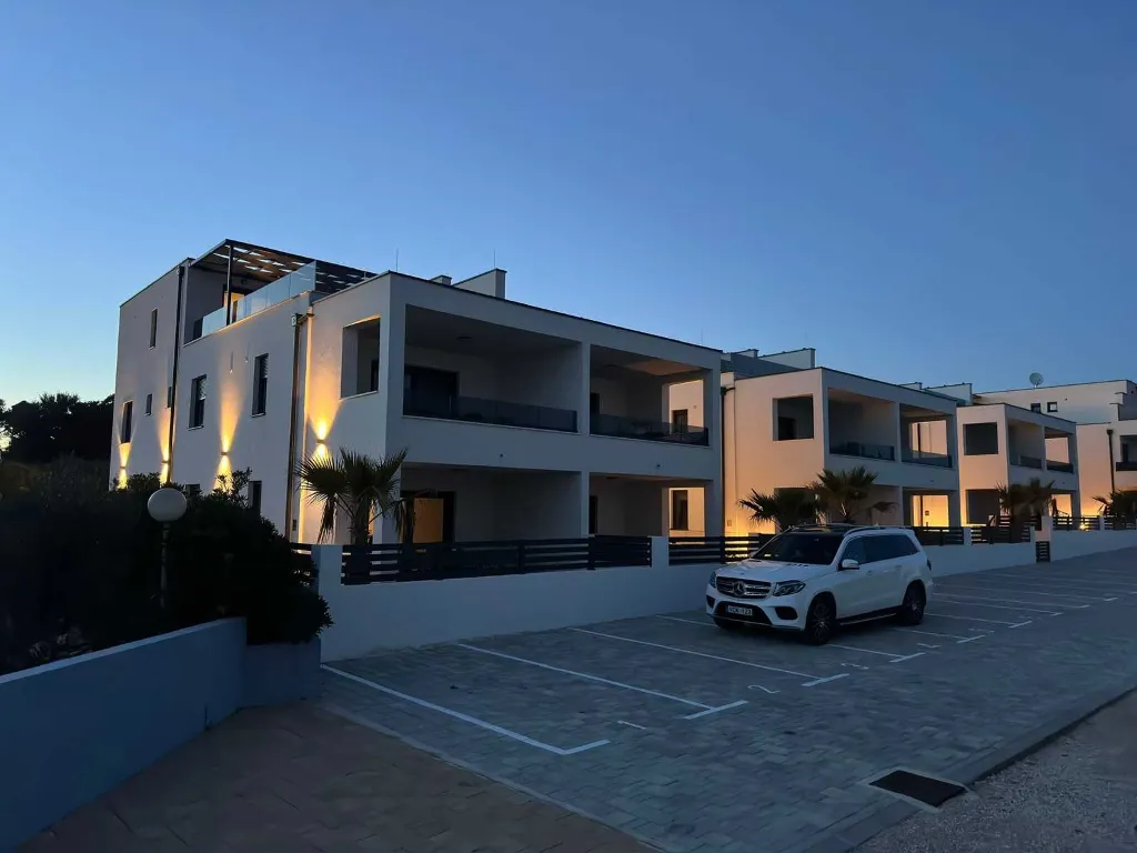 Sea-View Terrace Apartment in Vir for 2 Guests