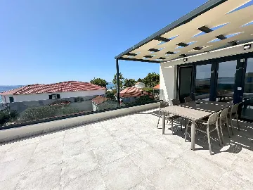 Studio Apartment with Sea View in Vir