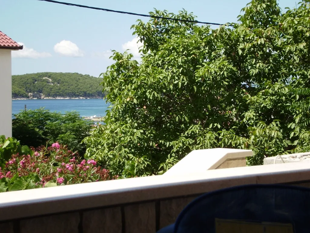 Sea View Apartment in Rab-Barbat for 6 Guests